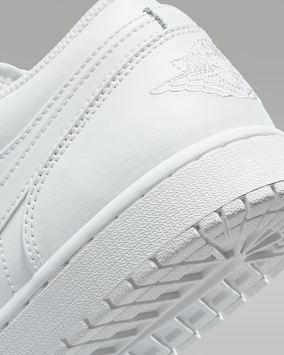 Nike air jordan 1 low all white online